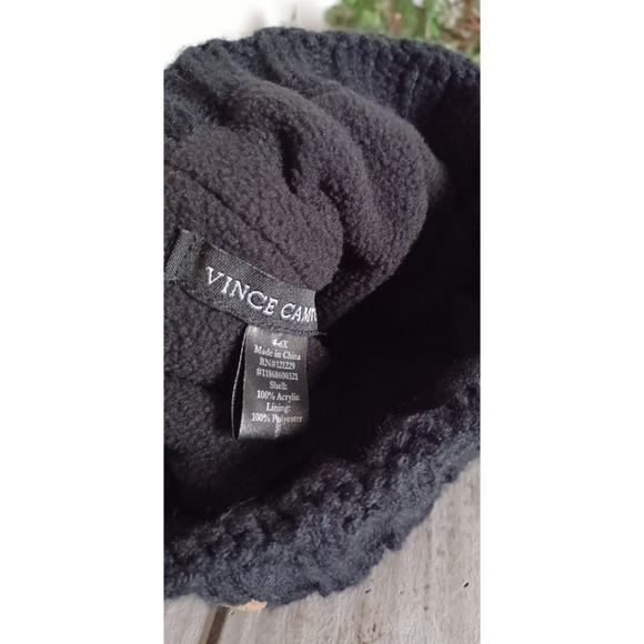 Vince Camuto Kids Lined Cable Knit Cap - Picture 6 of 7